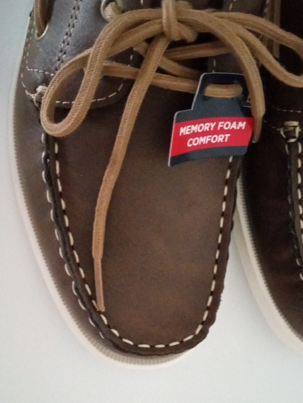 NWT Chaps Men’s Durable and Flexible Lace Shoes with Memory Foam Size 8 - Picture 10 of 14
